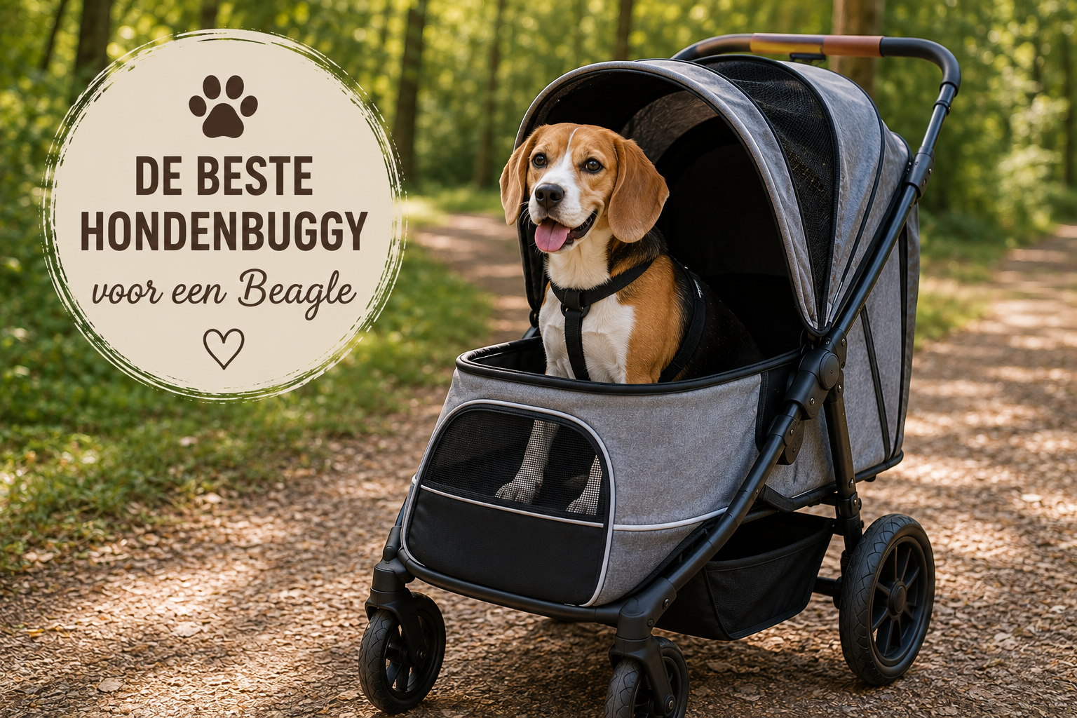 Beste hondenbuggy voor een Beagle: welke modellen zijn geschikt? - Woefwinkel - Luxueuze merken en artikelen voor jouw hond