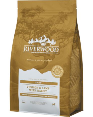 Riverwood Hert & Lam met Konijn graanvrije hondenbrokken