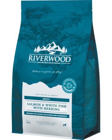 Riverwood Zalm & Witvis met Haring graanvrije hondenbrokken