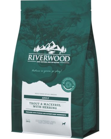 RW-Trout-2-kg-forel-makreel-met-haringjpg Riverwood Forel & Makreel met Haring graanvrij hondenvoer
