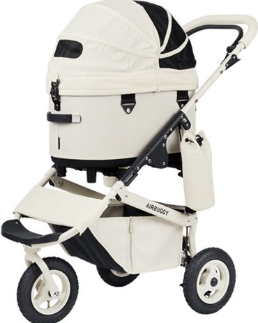 dome3_ivorywhite_large_02_2000 AirBuggy Dome 3 Premier Large Ivory White luxe hondenbuggy tot 20 kg