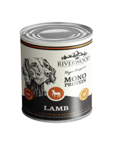 Riverwood Lam Mono ProteĆÆne natvoer voor honden 6 x 400 g