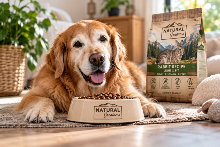 Natural Greatness voeding voor een senior hond
