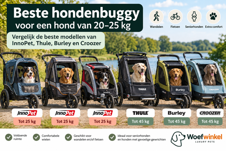 Beste hondenbuggy voor een hond van 20–25 kg